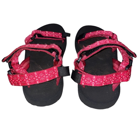 Source Outdoor Sandals Womens US Size 7 EU Size 37 Open Toe Red GUC - Picture 4 of 7